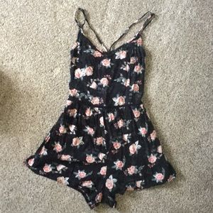 Hollister floral romper